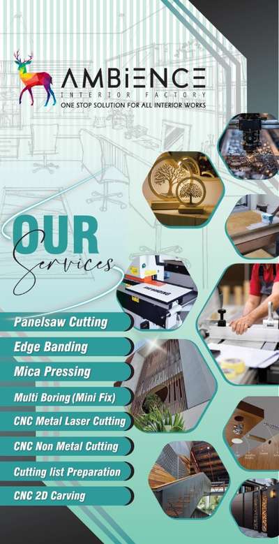 Modular Interior Factory Service In Trivandrum.

[Jobwork] [mica pressing] [panelsawcutting] [edgebanding] [minifixing] [metalcnc] [cnc] [cnccutting] [cutting list preparation] [interior] [interiorfactory] 




#InteriorDesigner #KitchenInterior #Architectural&Interior #LUXURY_INTERIOR #interiordesignkerala #interiorfactory #interiorfactorytrivandrum #trivandruminteriors #ambiencecnc #ambienceinteriors #ambience #interiorfactorynearme #interiorwork #officeinteriors #interiorwork@trivabdrum #InteriorDesigner