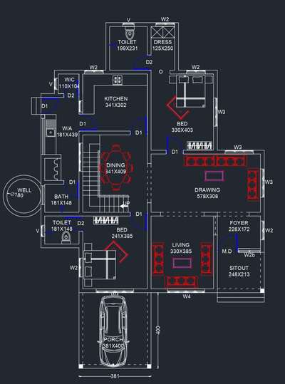 #2DPlans  #2dDesign  #2BHKHouse  #FloorPlans  #plan