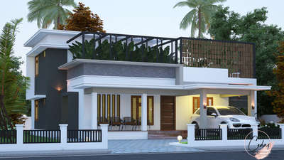 #KeralaStyleHouse  #ElevationHome  #ElevationHome  #ContemporaryHouse  #3dsmax