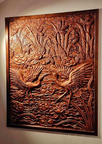 Wall Relief Art at Home, Thevara (4x5 feet) #wallrelief  #wallart  #art  #natureart