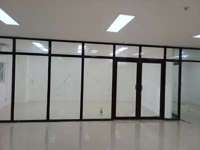aluminium and upvc office partition working  #HouseDesigns #OfficeRoom