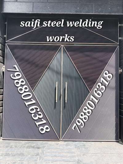3d aluminium profile gate design ⚫️ 👌 moderan profile gate makinge Saifi steel welding work #gate #design #golden #newgatedesign #aluminiumprofilegate #design #golden