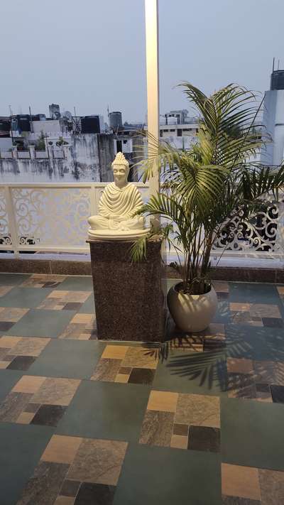 #enrootinterrior #InteriorDesigner #buddha #RooftopGarden