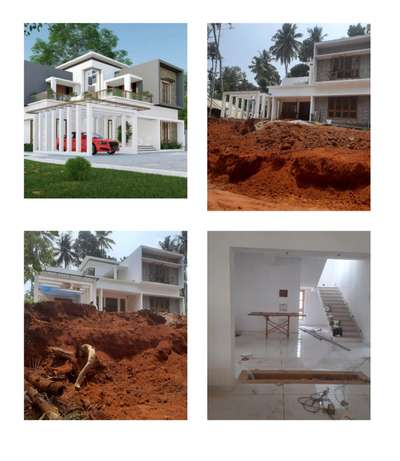 Ongoing project at trivandrum area 2700 Sqft #