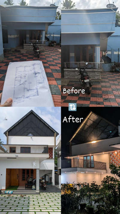 Transforming spaces 🏠✨

Renovation project ✨

Project Details 

Client: Anoop Anil 
Location: Trivandrum 
Area : 2050 sq.ft