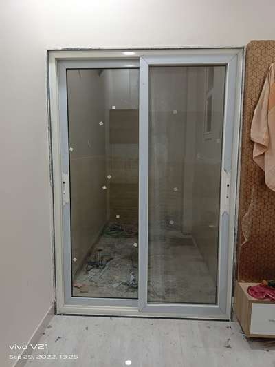 #three track aluminium domal section window with mosquito mesh.