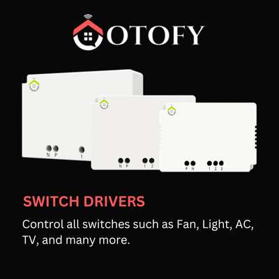 Switch Drivers
PRODUCTS THAT FIT ALL YOUR FIT ALL YOUR EXISTING
ELECTRIC APPLIANCES AT HOME.
:
- Fits inside Retro switches panel
- Inbuilt Surge protection.
- Control all switches such as Fan, --
- Light, AC, TV, and many more.
- Monitor Temperature & Power usage.
- Connect with Mobile App

Appliances you can control - fan , tv, tub light, AC

follow - @otofy.life
contact @96252 28187
:
:
#home #homeappliances #control #swithchdrivers #autoswitch #alexa #electricdrive #tv #autofan #autoac #autolight #SMARTHOMEAUTOMATION #alexahomeautomation #home #WiFi #wifiHomeAutomation