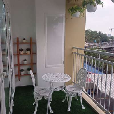 balcony setting  #Homedecore  #HomeAutomation