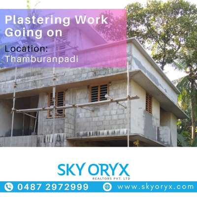 Plastering works going on in our Thamburanpadi House Project. 

Client: Mr. & Mrs. Sreekumar
Loc : Thampuranpadi, Guruvayur

For more details
☎️ 0487 2972999
🌐 www.skyoryx.com

#skyoryx #builders #buildersinthrissur #house #plan #civil #construction #estimate #plan #elevationdesign #elevation #quality #reinforcedconcrete  #excavation #centering #concrete #masonry #firstfloor #plastering