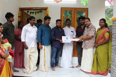 #KEY HANDOVER CEREMONY 🏘️🔑#  
                       
13 ലക്ഷം രൂപക്ക് 750 sqft ൽ  വെള്ളായണിയിൽ tvpm #dhwani builders & constructions# പണി പൂർത്തീകരിച്ച ഭവനം 

Client Name :Santhosh 
Location        :  Vellayani TVPM
Square feet    :750

#Dhwani builder's & Construction# Vasthu consulting# Engineers consulting # Most reputed construction company in trivandrum#2D & 3D plans#BUILDING PERMIT#3D VISUALISATION#CONSTRUCTION#SITE SUPERVISION#RENOVATION#INTERIOR DESIGNING#
 
DIFFERENT FROM OTHERS..
 A GRADE CIVIL ENGINEERS
 A CLASS ARCHITECTS
 INVENTING IDEAS

Kindly contact us:-
☎️ 9961617190,8921389548
📧 dhwanibuliderstvm@gmail 
Dhwani Builders & Constructions