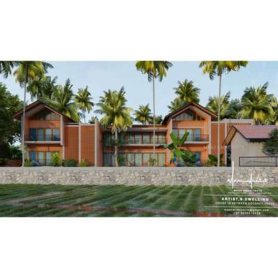 ARTIST'S DWELLING
House in between coconut trees
Category : Residential building
Area : 5190.19 sqft
Location : Pullur , Manjeri

#keralahousedesign #keralahouse
#housedesign #indianarchitecturel  #HouseDesigns  #KeralaStyleHouse #indiadesign  #indianbuildingstyle #architecture #homedesign #keralaarchitecture #keralahome  #keralaplanners  #keralahomeinterior #modernhouse #contemporaryhouse #keralahousedesign #keralahouse
#housedesign #indianarchitecture #indianbuildingstyle #architecture @archidesign.kerala #homedesign #keralaarchitecture @kerala_housedesign #keralahome @keralahomeplanners #modernhouse #contemporaryhouse #architecturelovers @keralahousedesigns
@kerala_homes #architecture #indianarchitecture #houseexterior #vernaculararchitecture #maacarchitects #freefacade #tropical #tropicalarchitecture