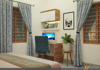 3D Interior Design Service.....
 #InteriorDesigner  #interiordesign   #interiordesignerkerala  #BedroomDesigns  #study_Table