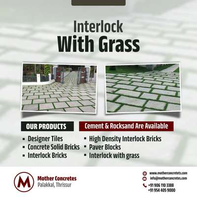 #concretebricks  #interlockworks  #grasspavers  #interlockingblocks  #LandscapeDesign