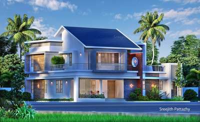 MIXED ROOF HOME DESIGN

 #HouseDesigns  #KeralaStyleHouse  #SlopingRoofHouse  #ContemporaryHouse