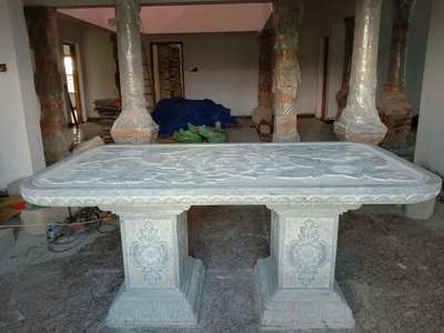 stone table sets contact:8943454664 #stonedesigns  #stonetable