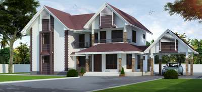 2400Sqft Villa at Pathanamthitta