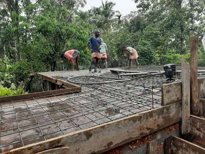 main slab casting at s. n. puram