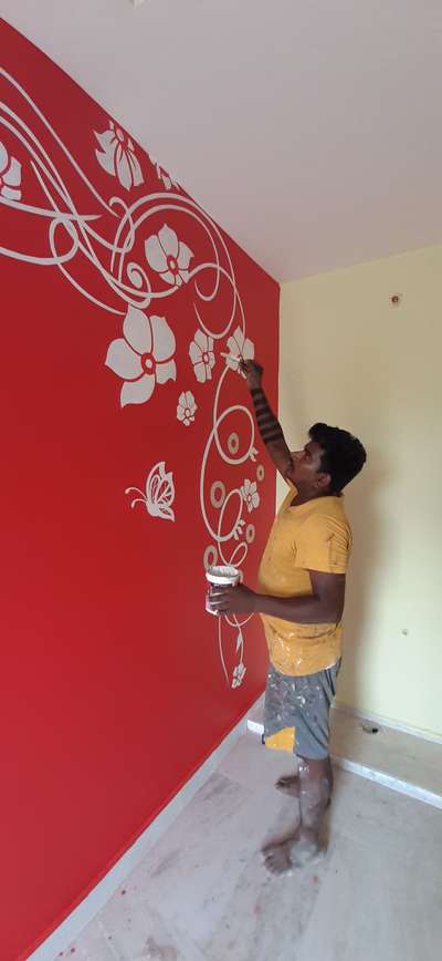 hey rate this art on wall #Painter  #WallPainting