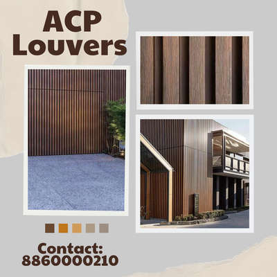 Interior and exterior products available in wholesale prices  

Our Product details 

ACP Louvers 
Metal exterior wall cladding
HPL High pressure laminate
ACL Aluminum composite louvers 
Solid aluminium louvers
WPC louvers
Wall FINs 
ACP Aluminium Composite Panel
Shed fabrication 

For more details kindly contact us on
8860000210

Regards
Avenue Facade

#elevation #design #interiordesign #exteriordesign #installation #avenuefacade #architecture #elevationdesign #homedecor #facade #homedesigning