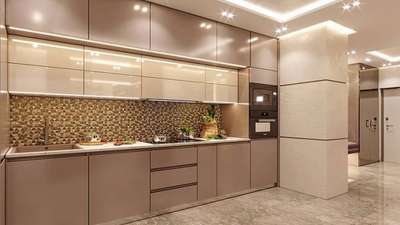 #ClosedKitchen  #ModularKitchen  #LargeKitchen