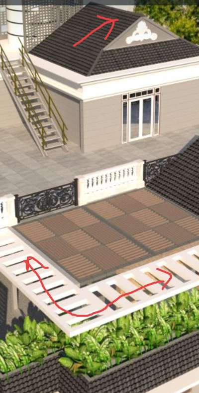 can anyone suggest me where it is available red mark material and any installer of this brown tile and white concrete box type