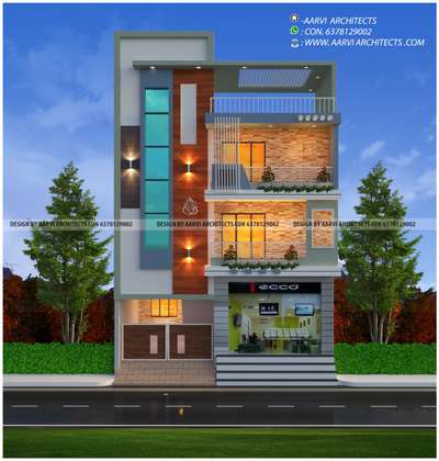 Proposed resident's for Mr Vijendra ji @ Nawalgarh
Design by - Aarvi Architects (6378129002)