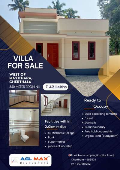 READY TO OCCUPY VILLA
Contact : 7012289265