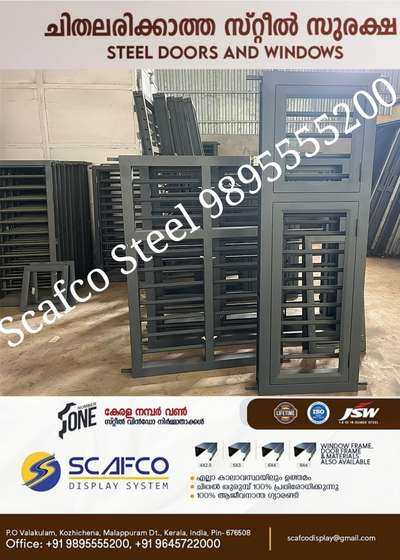 Scafco Steel Door Frame And Window Frames manufacturer 9895555200