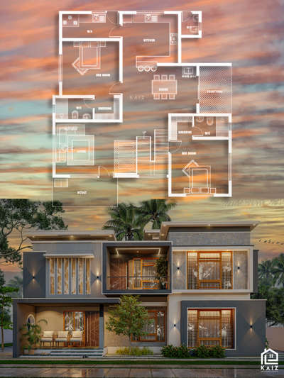 Gf area- 1614 sqft
Ff area- 1266 sqft
Total-2880 sqft