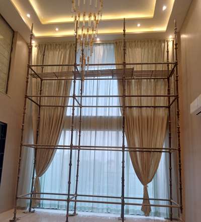 Recently my side completed  faridabad 
#curtaindesign