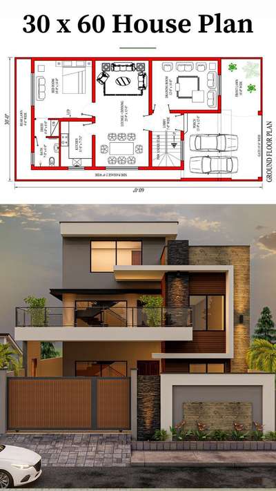 Offer on planing/// planning 30x60
 #sayyedinteriordesigner