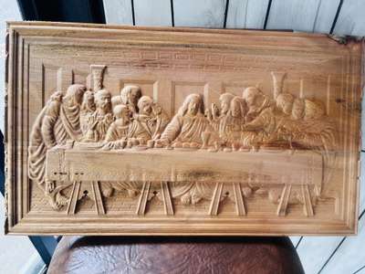 Last supper CNC wood carving  #woodcraft #woodcarvingart #cncwoodworking #trendingdesign #HomeDecor #homedecoration #lastsupperwoodcarving