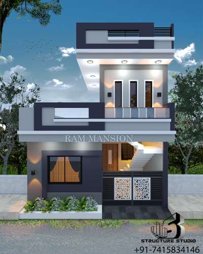 20×50 ft G+T house Desifned by structure studio. 
DM us for enquiry.
Contact us on 7415834146 for your house design & construction
Follow us for more updates.
. 
. 
. 
. 
. 
. 
. 
. 
. 
#houseconcept #housedesign #floorplans #elevation #floorplan #elevationdesign #ExteriorDesign #3delevation #modernelevation #modernhouse #moderndesign #3dplan #3delevation #3dmodeling #3dart #rendering #houseconstruction #construction #bunglowdesign #villa