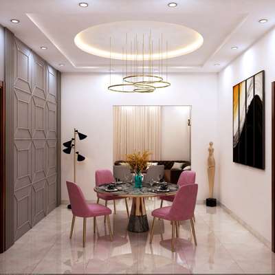 gypsum ceiling and wall panelling design
