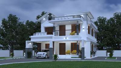 #3d  #ElevationDesign  #keraladesigns  # #modernhousedesigns  #budgethomeplan  #fortunedesign  #Alphinjohn  #LandscapeDesign