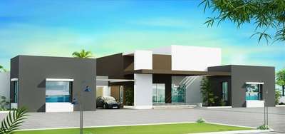 @pullad thiruvalla contemporary house by
 Ar Shiyon Mathew simon