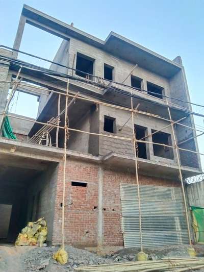 #shyam nagar site elevation plaster