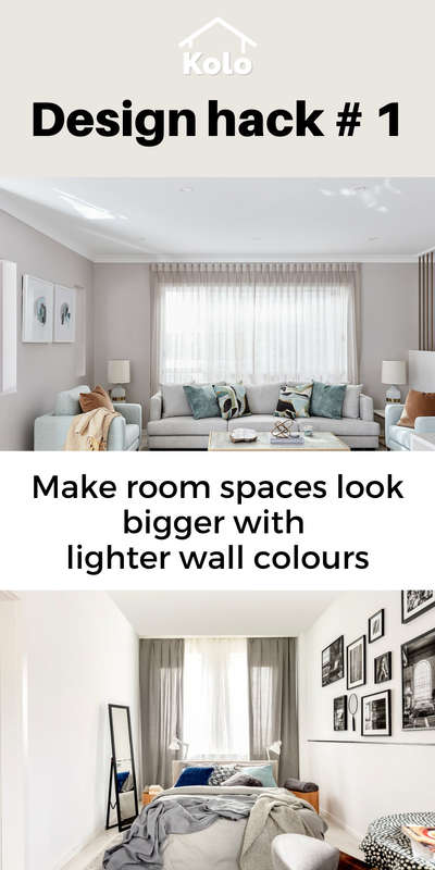 Want to enlarge your room?
Check out our design hack #1 to get an idea.

Learn tips, tricks and details on Home construction with Kolo Education 🙂

If our content has helped you, do tell us how in the comments⤵️
Follow us on @koloeducation to learn more!!!👍🏼

#education #architecture #construction  #building #interiors #design #home #interior #expert #paint  #koloeducation #designhack