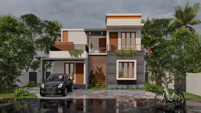 2bhk
groundfloor - 1038sqft
firstfloor - 508sqft
total- 1546sqft
name gafoor
location - calicut 
#3dmodeling