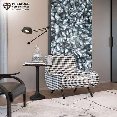 Exclusive Black MOP Semiprecious Gemstone Slab Interior Decor From Precious Gem Surfaces
#blackmop
 #exclusivedesigns 
 #LUXURY_INTERIOR