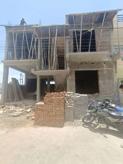 Work on progress #G+2#1500 sq ft#pawan dham#RAC Indore#Project by Er. Sonam Soni