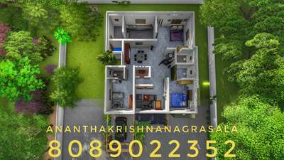 3dhouseplan for details contact 8089022352 #3DPlans  #Architectural&nterior #civilengineers #keraladesigns #keralahousestyle