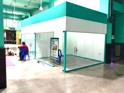 kiosk work - elamkulam metro station
