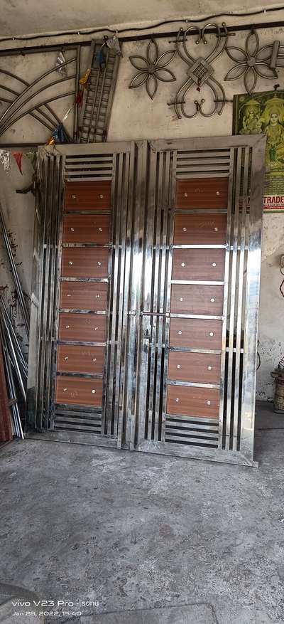 Steel 304 men Gate double palle ka