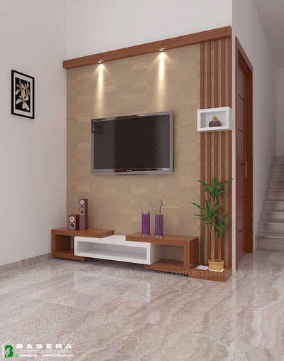 Simple Tv wall design @ tly