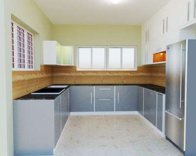 kitchen concept made for client roshna ,kannur #kitchen #Designs