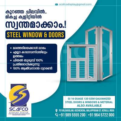 Scafco Steel Door Frame And Window Frames manufacturer 9895555200