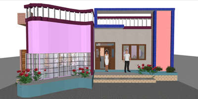 4 BHK Villa front elevation