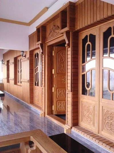 Teakwood panelling