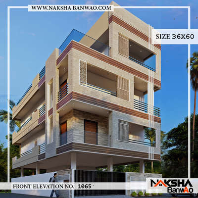 Complete project #Gorakhpur UP.
Elevation Design 36x60
#naksha #nakshabanwao #houseplanning #homeexterior #exteriordesign #architecture #indianarchitecture
#architects #bestarchitecture #homedesign #houseplan #homedecoration #homeremodling  #decorationidea #Gorakhpurarchitect

For more info: 9549494050
Www.nakshabanwao.com